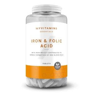 Homme MYPROTEIN Acide Folique et Fer en comprimés