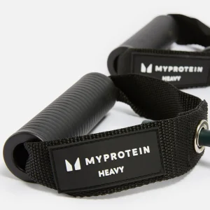 MYPROTEIN Bande de résistance avec anses  – Résistance élevée – Gris anthracite