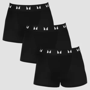 Homme MYPROTEIN Boxer MP pour hommes – Noir (lot de 3)