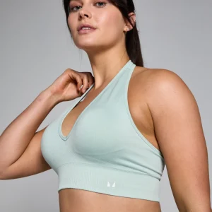 Femme MYPROTEIN Brassière à dos nu sans coutures MP Tempo pour femmes – Menthe fraîche