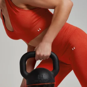 Femme MYPROTEIN Brassière à dos nu sans coutures MP Tempo pour femmes – Cuivre