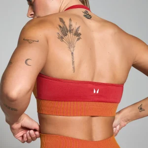 Femme MYPROTEIN Brassière de sport sans coutures MP Two Toned pour femmes – Cuivre