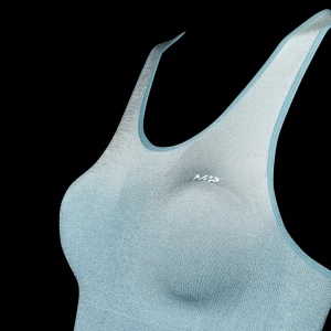 Femme MYPROTEIN Brassière de sport sans coutures MP Velocity pour femmes – Bleu océan