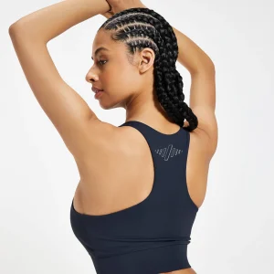 Femme MYPROTEIN Brassière d’entraînement MP Infinity Mark pour femmes – Bleu pétrole