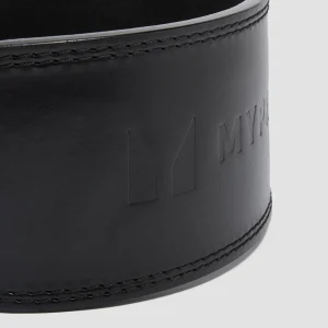 MYPROTEIN Ceinture de musculation premium en cuir  – Noir
