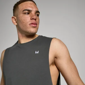 Homme MYPROTEIN Débardeur à emmanchures échancrées MP Rest Day pour hommes – Ombre foncée