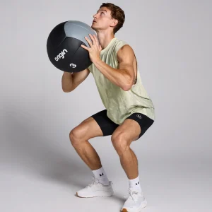 Homme MYPROTEIN Débardeur à emmanchures échancrées MP Tempo pour hommes – Vert orge