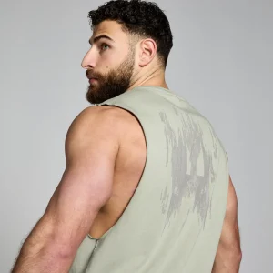Homme MYPROTEIN Débardeur MP Clay Graphic pour hommes – Vert sous-marin