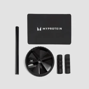 MYPROTEIN Lot de rouleau abdominal et tapis  – Noir