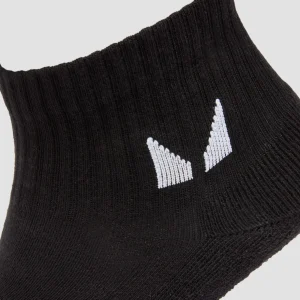 Femme MYPROTEIN MP Unisex Ankle Socks (3 Pack) - Black