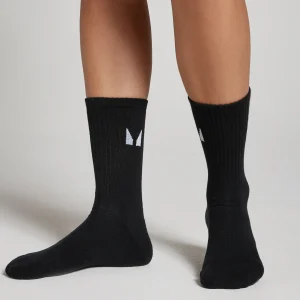 Femme MYPROTEIN MP Unisex Crew Socks (5 Pack) - Black