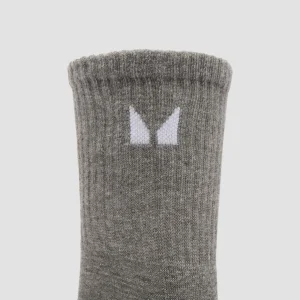 Femme MYPROTEIN MP Unisex Crew Socks (3 Pack) - Grey