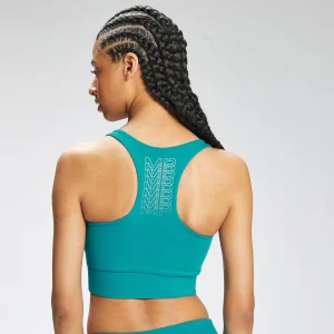 Femme MYPROTEIN MP Women's Repeat MP Training Racerback Bra - Teal