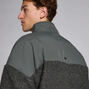 Homme MYPROTEIN Polaire hybride MP Lifestyle pour hommes – Gris foncé