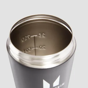 MYPROTEIN Shaker en acier inoxydable  – Noir