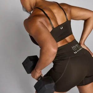 Femme MYPROTEIN Short d’entraînement graphique MP Origin pour femmes – Café