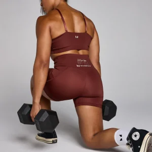 Femme MYPROTEIN Short d’entraînement graphique MP Origin pour femmes – Rouge brique