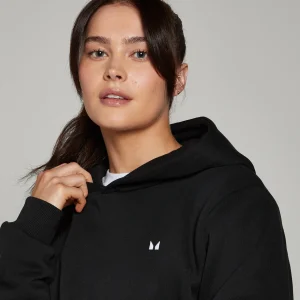 Femme MYPROTEIN Sweat à capuche coupe classique MP Basics pour femmes – Noir