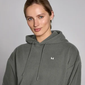 Femme MYPROTEIN Sweat à capuche en polaire MP pour femmes – Gris acier
