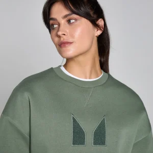 Femme MYPROTEIN Sweat oversize MP Tempo pour femmes – Vert mousse