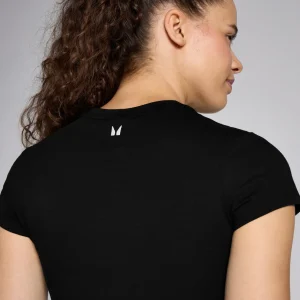 Femme MYPROTEIN T-shirt court moulant à manches courtes MP Basics pour femmes – 