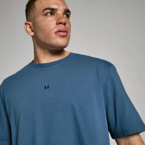 Homme MYPROTEIN T-shirt oversize délavé MP Tempo pour hommes – Bleu mariné délavé