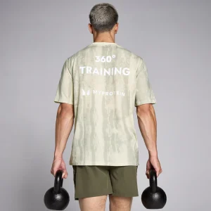 Homme MYPROTEIN T-shirt oversize MP Tempo pour hommes – Vert orge